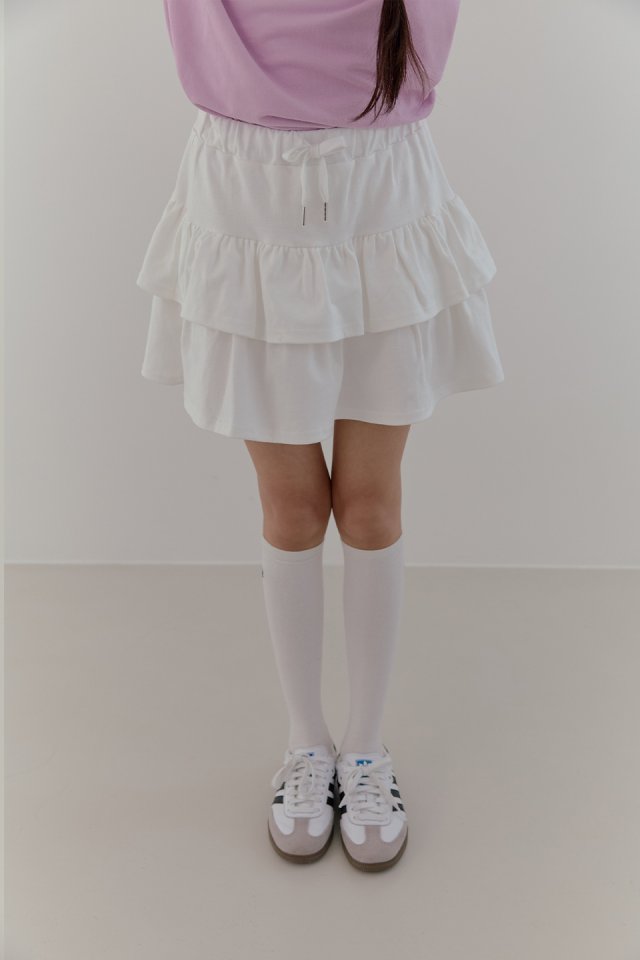 Boomjunior - Korean Junior Fashion - #littlefashionista - Tiered Shirring Skirt