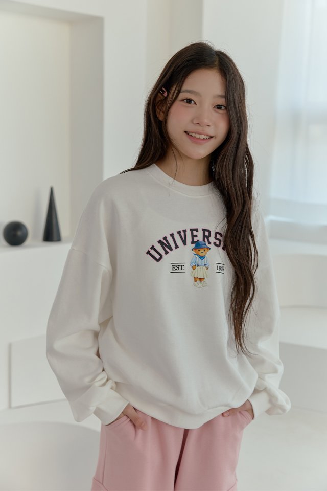 Boomjunior - Korean Junior Fashion - #minifashionista - Teddy Bear Sweatshirt - 10