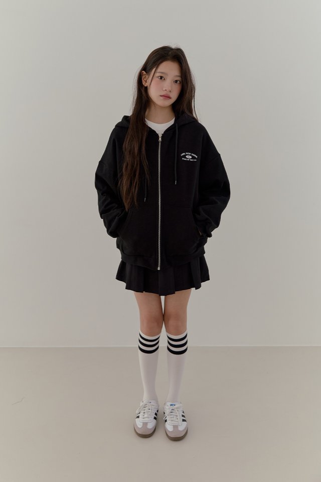 Boomjunior - Korean Junior Fashion - #minifashionista - Crayon Hooded Zip-Up - 7