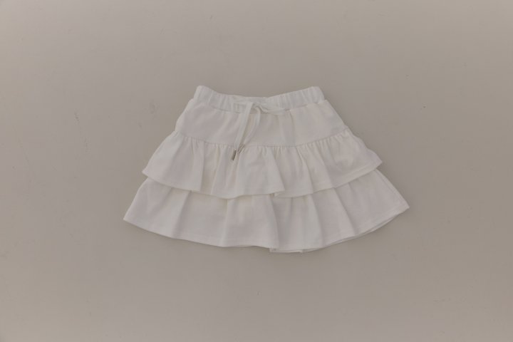 Boomjunior - Korean Junior Fashion - #minifashionista - Tiered Shirring Skirt - 3