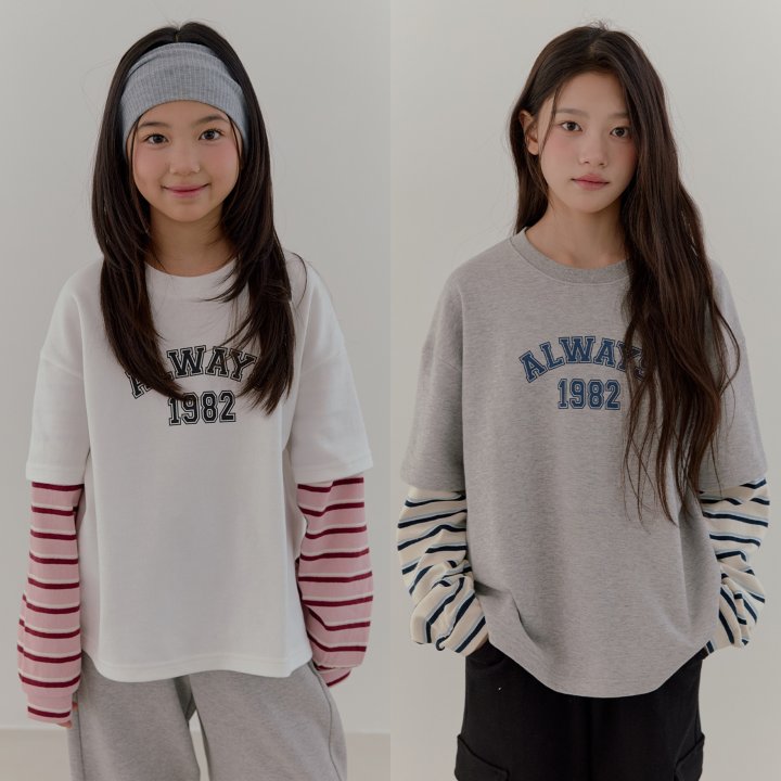 Boomjunior - Korean Junior Fashion - #prettylittlegirls - Candy Short Sleeve Layered Tee