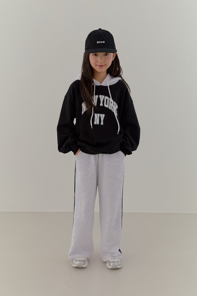 Boomjunior - Korean Junior Fashion - #prettylittlegirls - NY Color Block Hoodie - 9