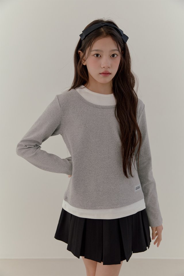 Boomjunior - Korean Junior Fashion - #prettylittlegirls - Pleated Solid Skirt - 6