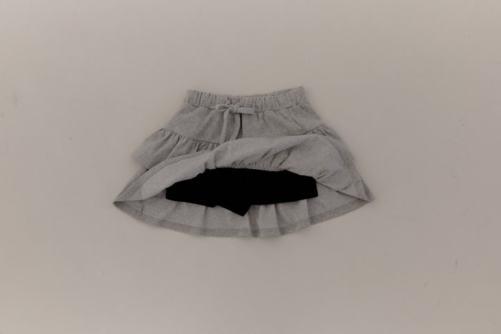 Boomjunior - Korean Junior Fashion - #minifashionista - Tiered Shirring Skirt - 4