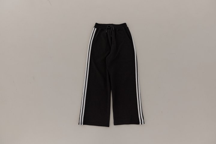 Boomjunior - Korean Junior Fashion - #prettylittlegirls - Double Line Wide Pants - 3
