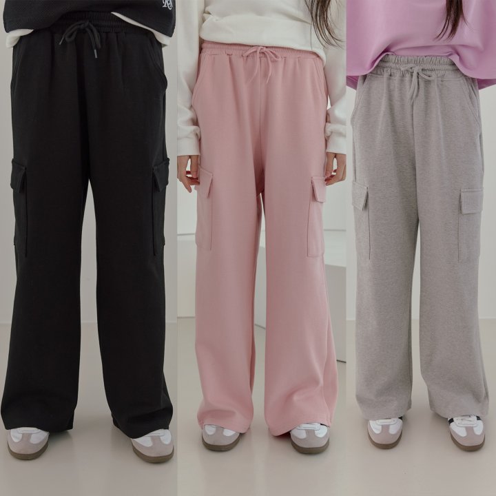 Boomjunior - Korean Junior Fashion - #prettylittlegirls - Cargo Wide Pants