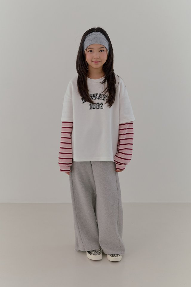 Boomjunior - Korean Junior Fashion - #stylishchildhood - Side Pintuck Wide Two-Way Pants - 5