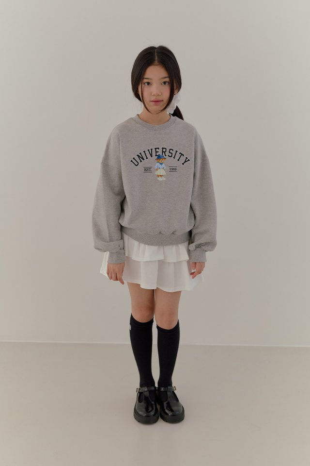 Boomjunior - Korean Junior Fashion - #todddlerfashion - Teddy Bear Sweatshirt - 12