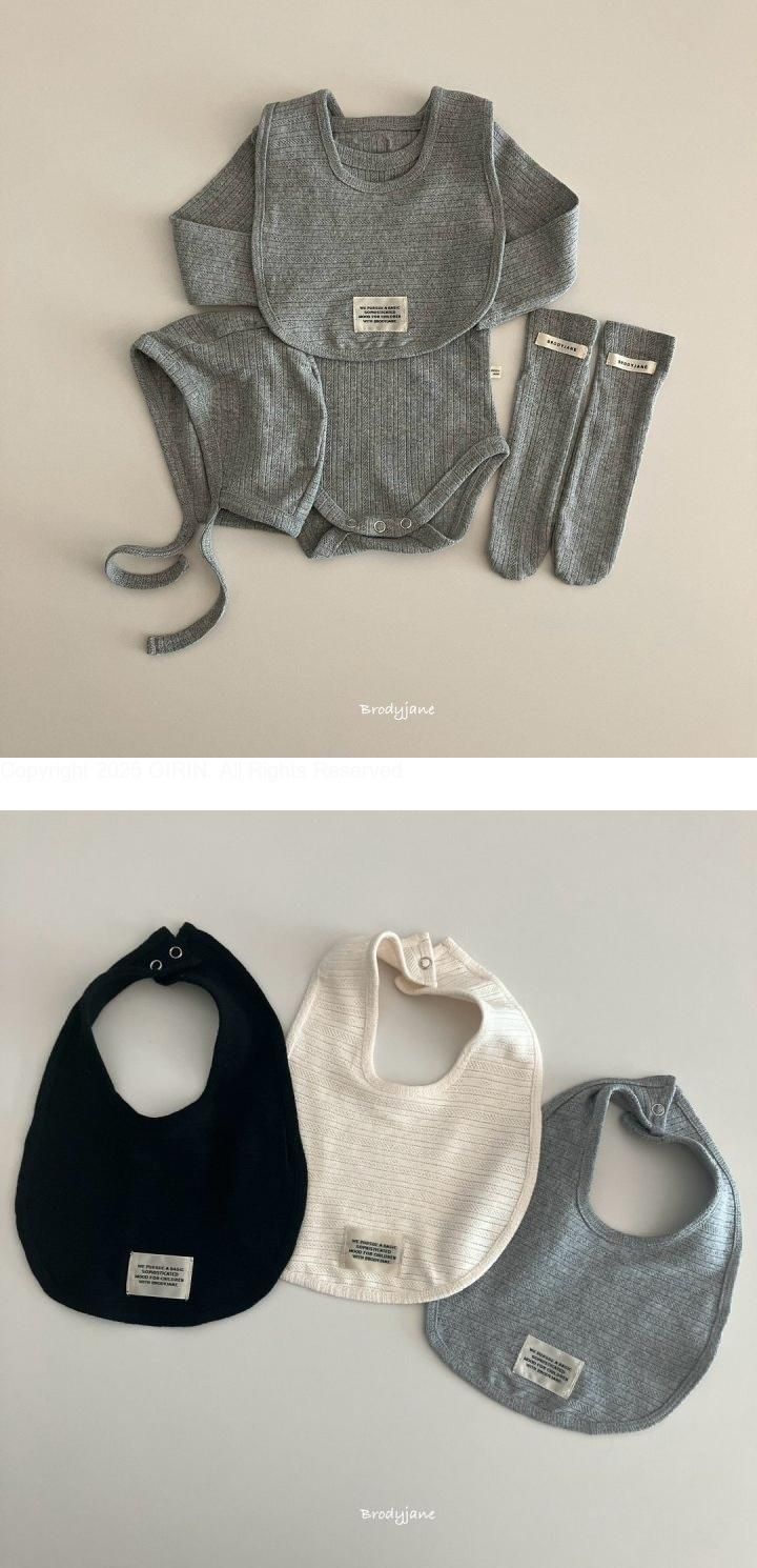 Brody Jane - Korean Baby Fashion - #babyfever - Jacquard Bib