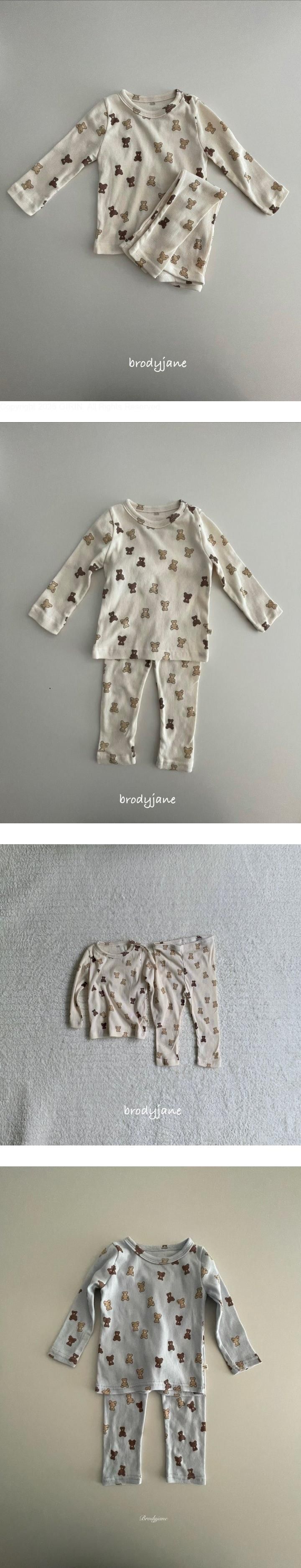 Brody Jane - Korean Baby Fashion - #babyootd - Little Bear Set-up
