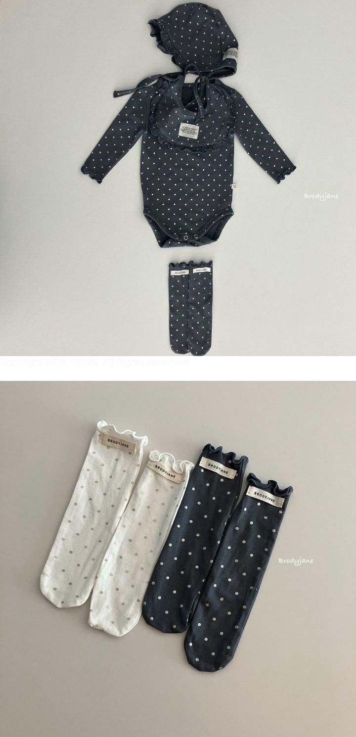Brody Jane - Korean Baby Fashion - #onlinebabyshop - Glory Dot Socks