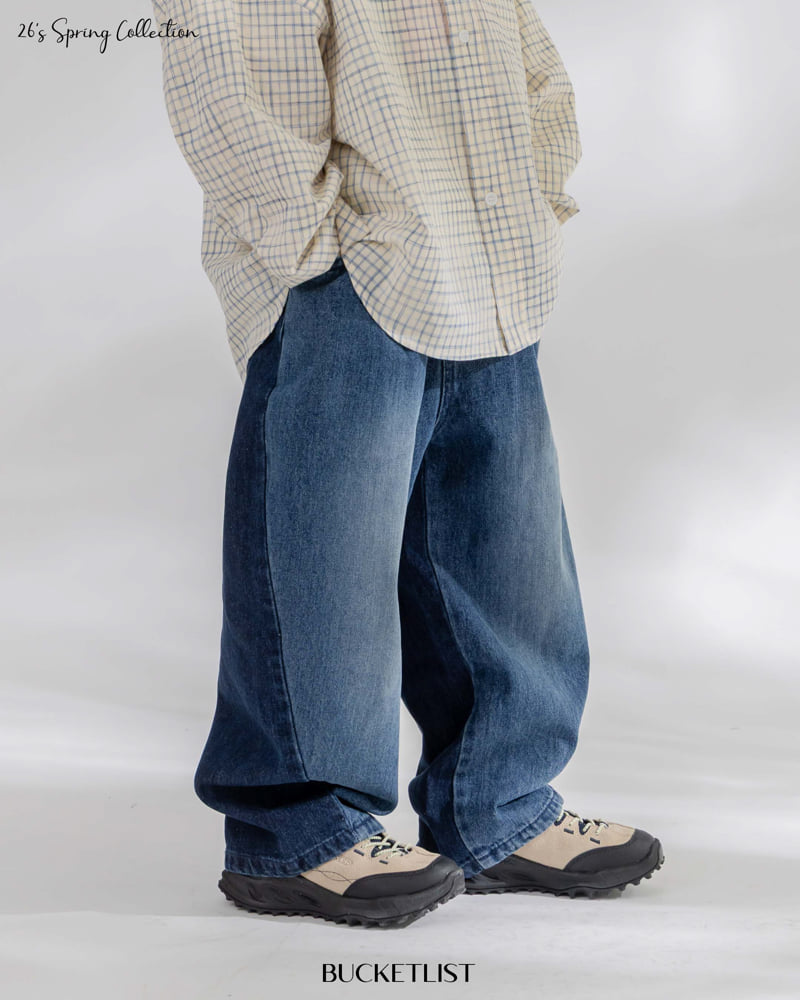 Bucket List - Korean Children Fashion - #Kfashion4kids - Two-face Denim Pants - 5
