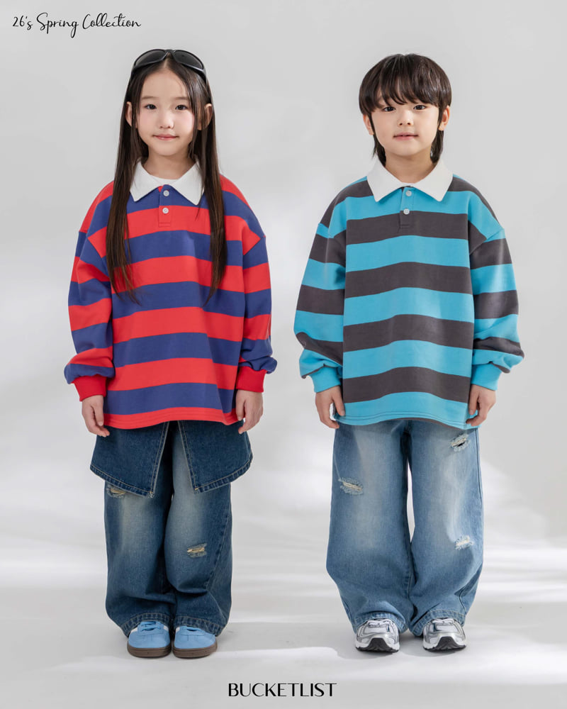Bucket List - Korean Children Fashion - #Kfashion4kids - Vintage Denim Pants - 6