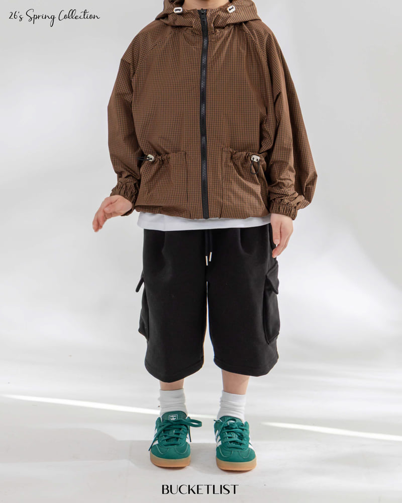 Bucket List - Korean Children Fashion - #childofig - Embossed Cargo Bermuda Pants - 9