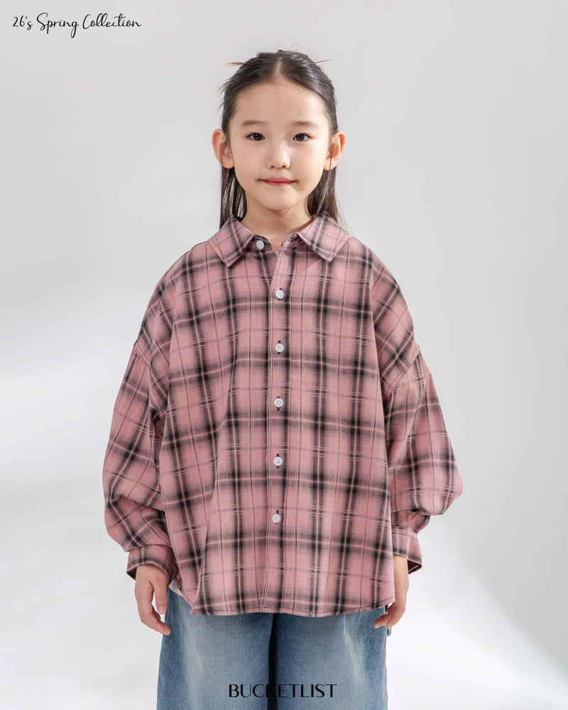 Bucket List - Korean Children Fashion - #childofig - 26 Dyed Check Shirt - 9