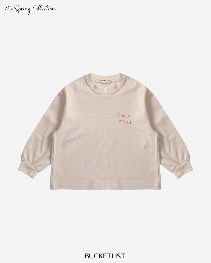 Bucket List - Korean Children Fashion - #prettylittlegirls - Lettering Long Sleeve Tee - 4
