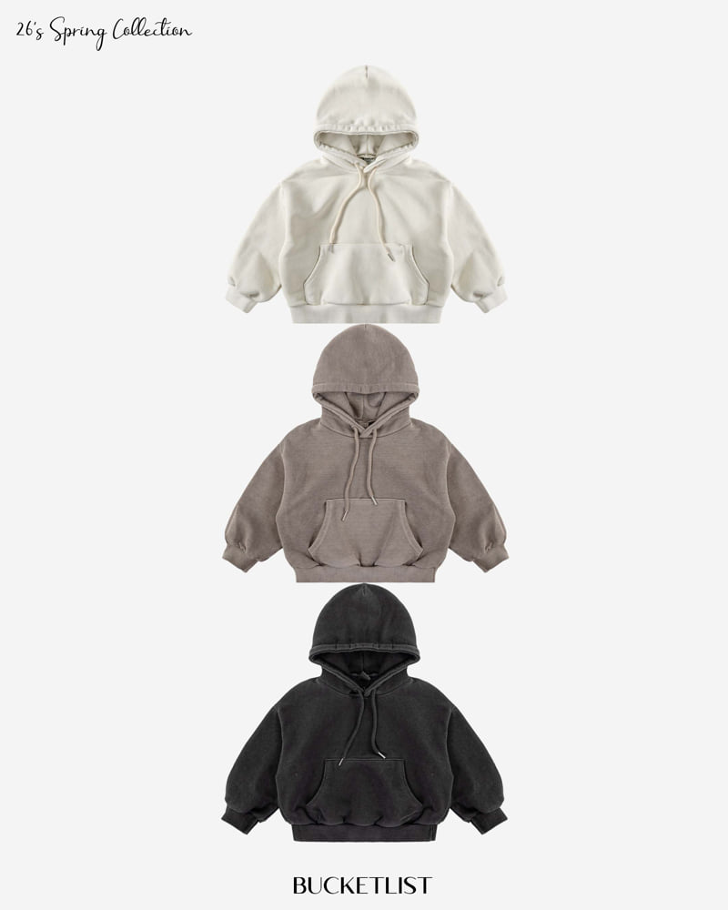 Bucket List - Korean Children Fashion - #childofig - Dyed Hoodie