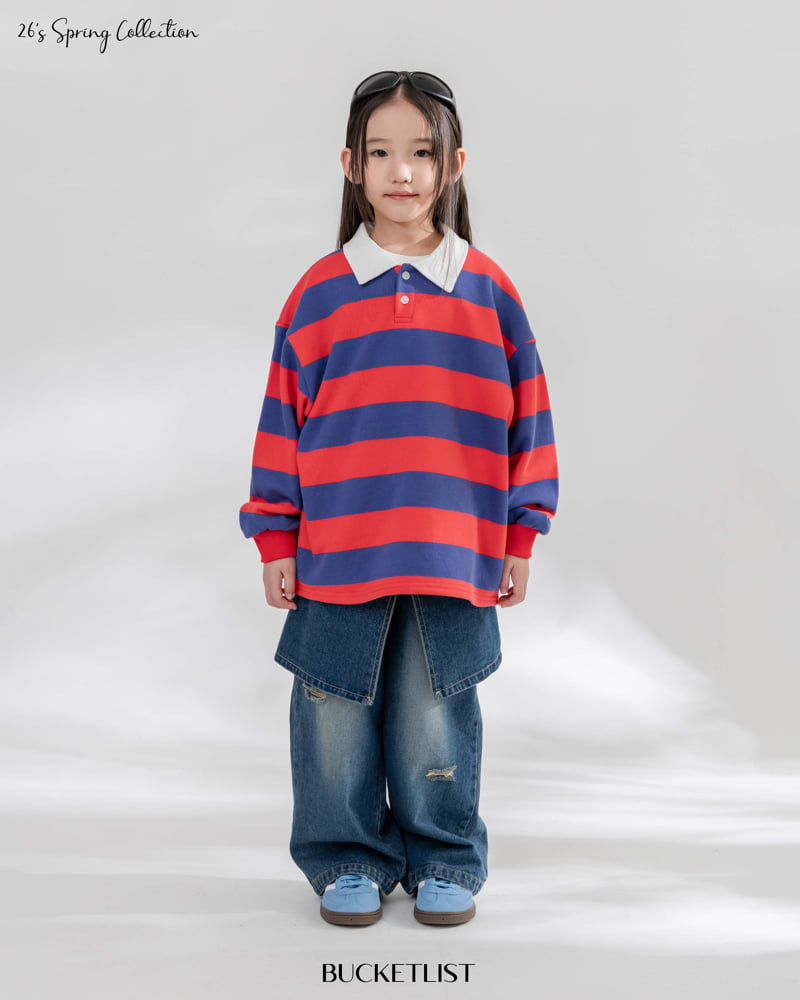Bucket List - Korean Children Fashion - #childofig - Layered Denim Skirt - 10