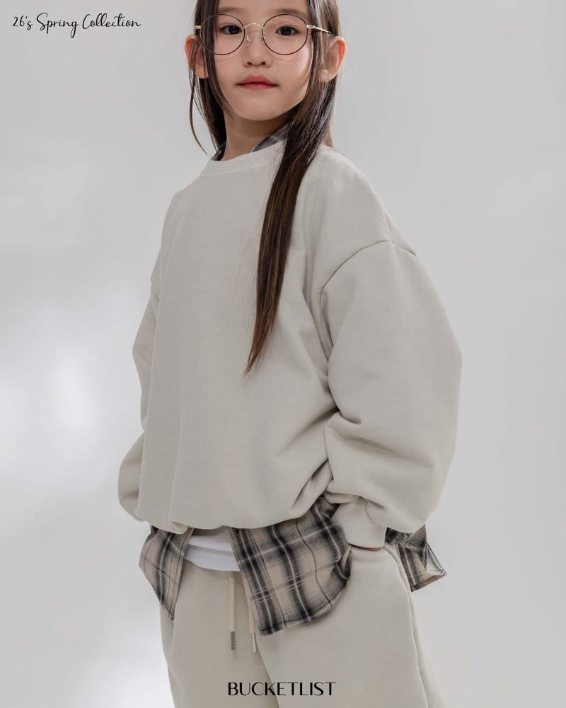 Bucket List - Korean Children Fashion - #childrensboutique - Dyed Sweatshirt - 9