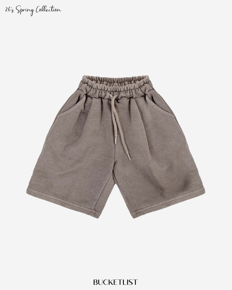 Bucket List - Korean Children Fashion - #childrensboutique - Dyed Bermuda Pants - 3