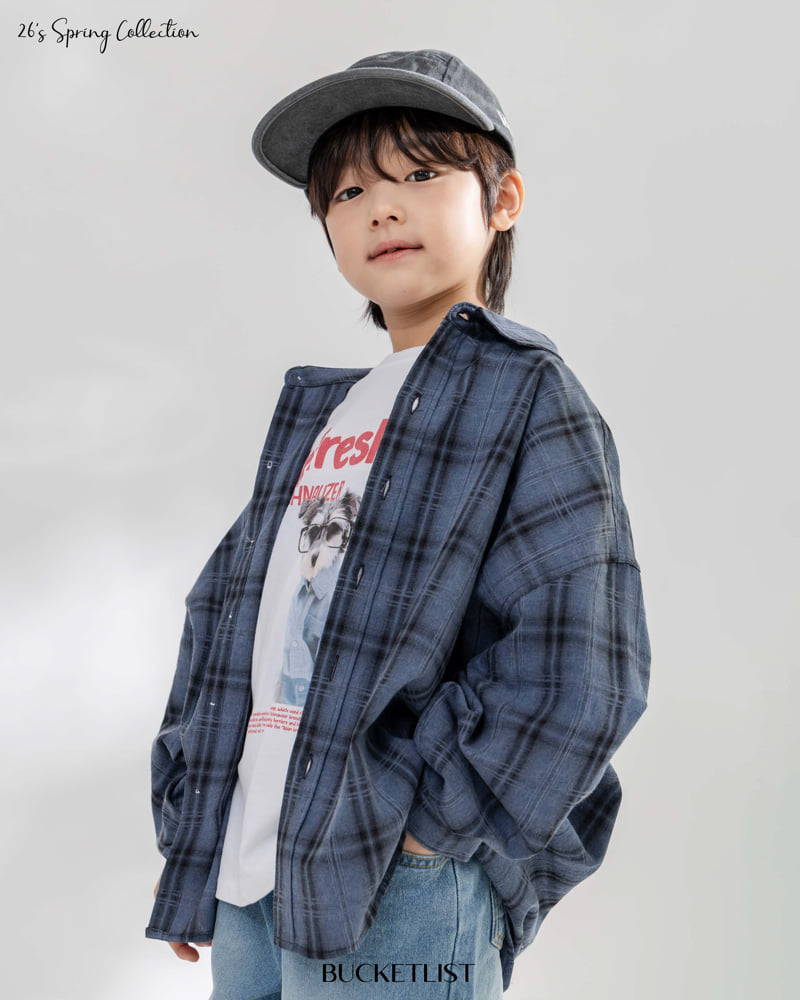 Bucket List - Korean Children Fashion - #childrensboutique - 26 Dyed Check Shirt - 10
