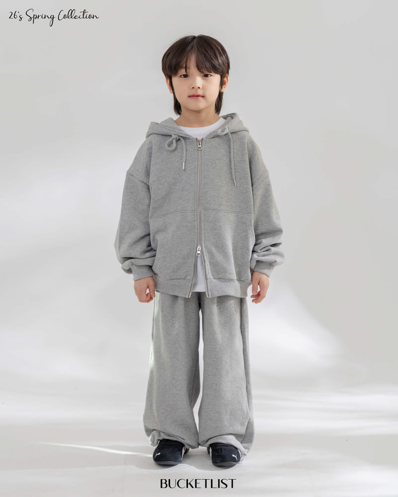 Bucket List - Korean Children Fashion - #childrensboutique - Two-way Sweat Hoodie Zip-up - 10