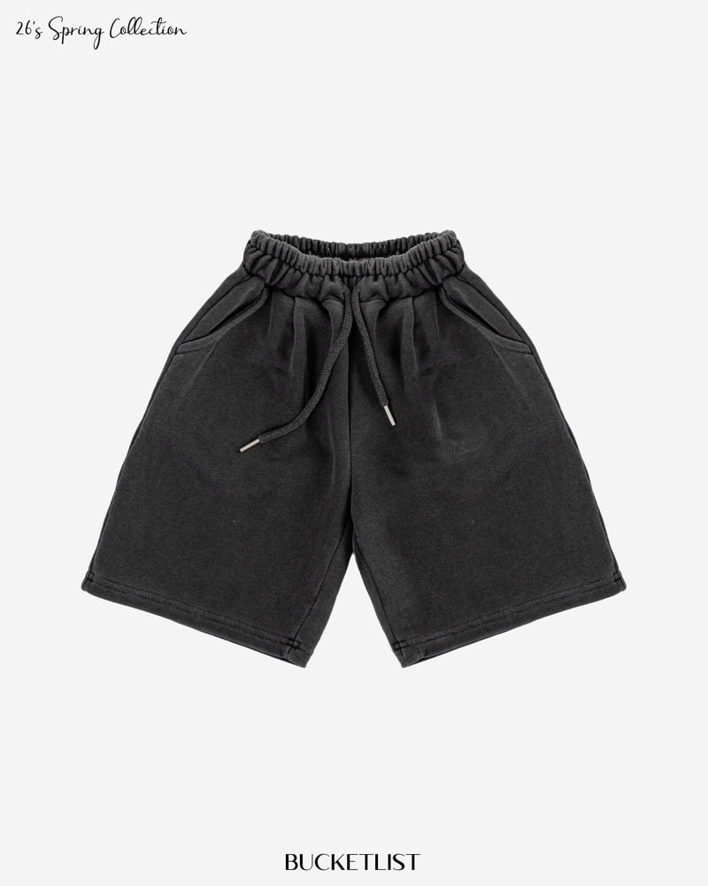 Bucket List - Korean Children Fashion - #childrensboutique - Dyed Bermuda Pants - 4
