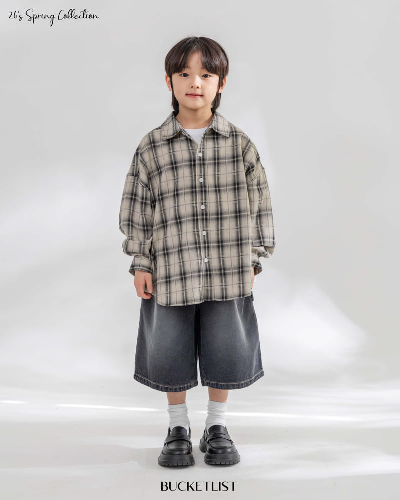 Bucket List - Korean Children Fashion - #designkidswear - 26 Dyed Check Shirt - 11