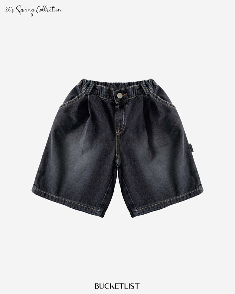 Bucket List - Korean Children Fashion - #designkidswear - 26 Bermuda Denim Pants - 2