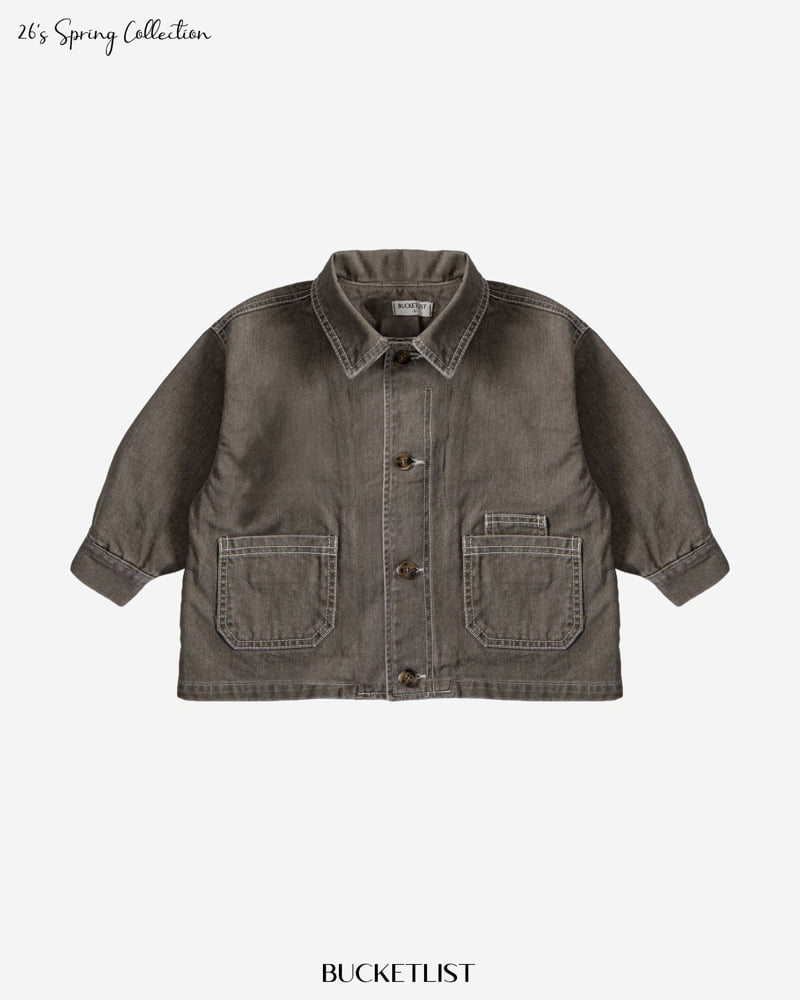 Bucket List - Korean Children Fashion - #discoveringself - Cation Work Jacket - 3