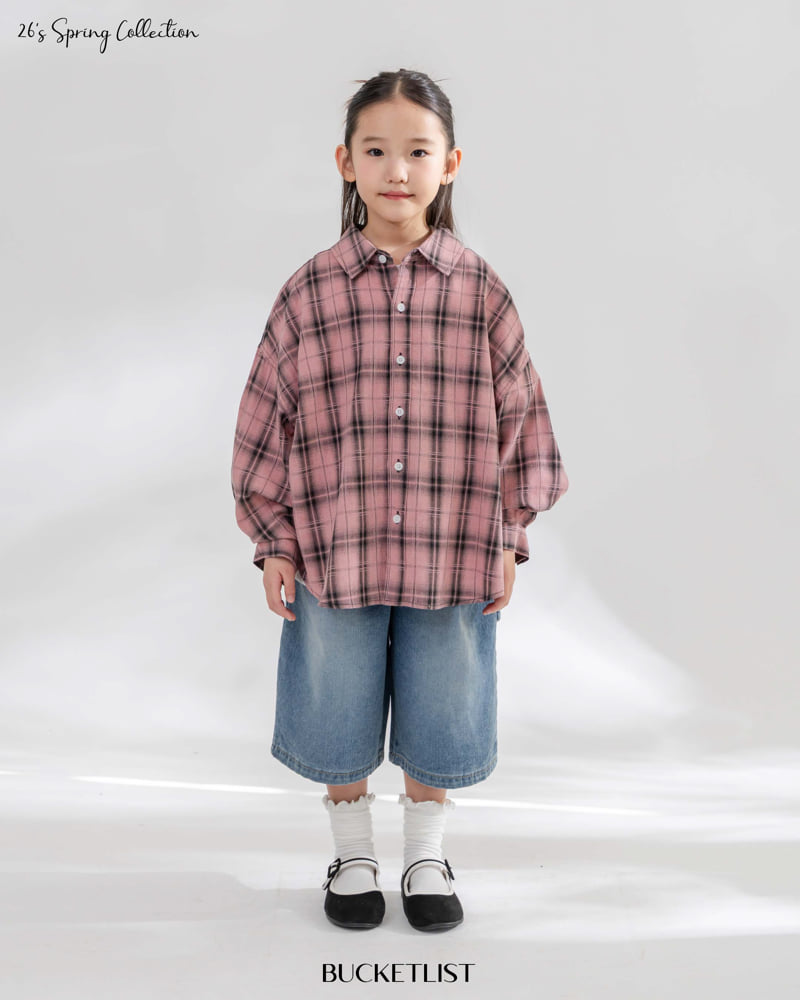 Bucket List - Korean Children Fashion - #discoveringself - 26 Dyed Check Shirt - 12