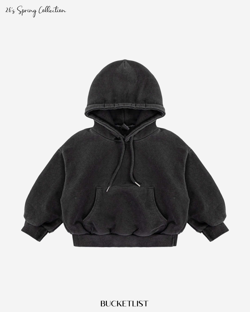 Bucket List - Korean Children Fashion - #designkidswear - Dyed Hoodie - 4