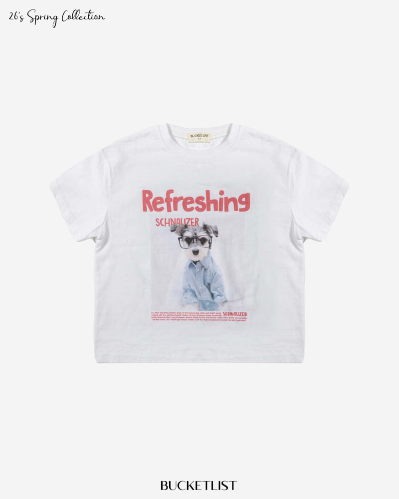 Bucket List - Korean Children Fashion - #discoveringself - Schnauzer Short Sleeve Tee - 2