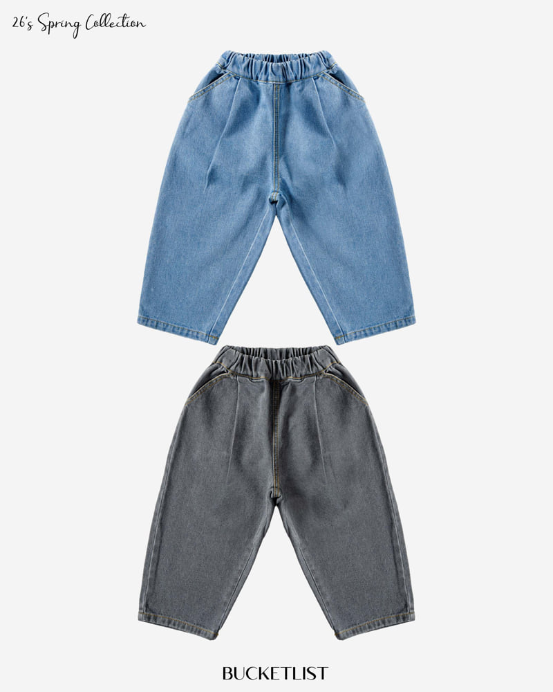 Bucket List - Korean Children Fashion - #discoveringself - 26 Basic Denim Pants