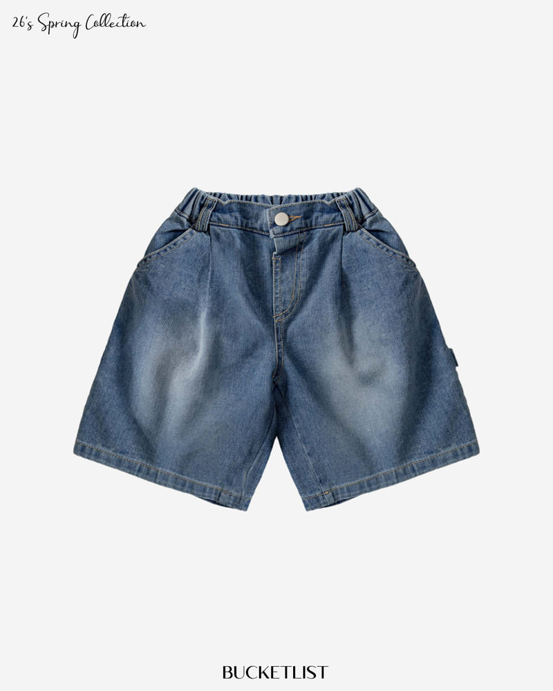 Bucket List - Korean Children Fashion - #discoveringself - 26 Bermuda Denim Pants - 3
