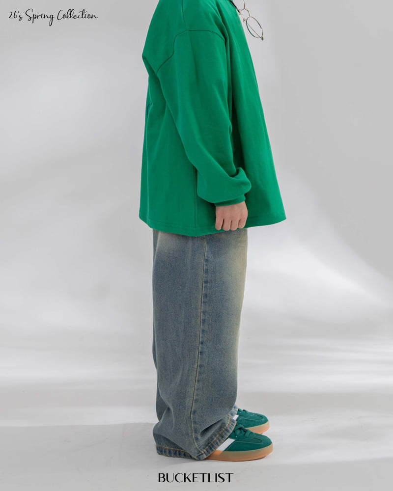 Bucket List - Korean Children Fashion - #discoveringself - Cat Brush Denim Pants - 11