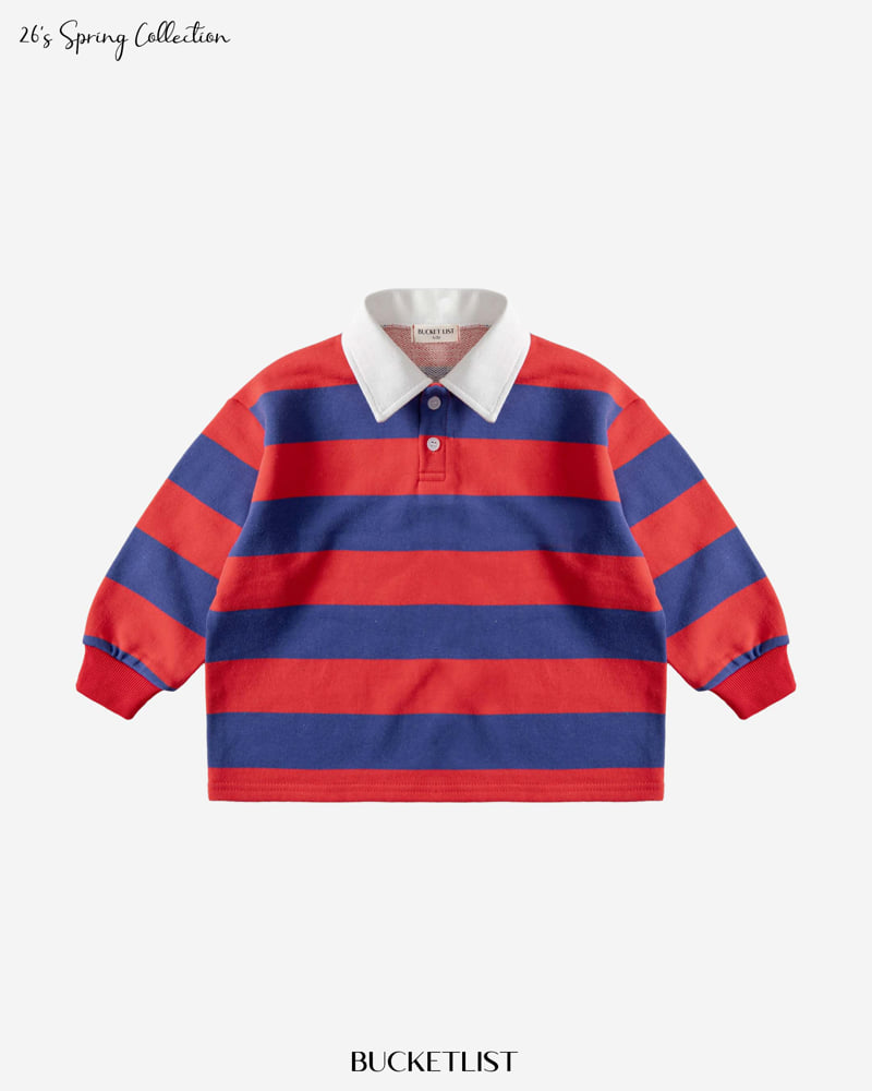 Bucket List - Korean Children Fashion - #discoveringself - Rugby Sweatshirt - 2
