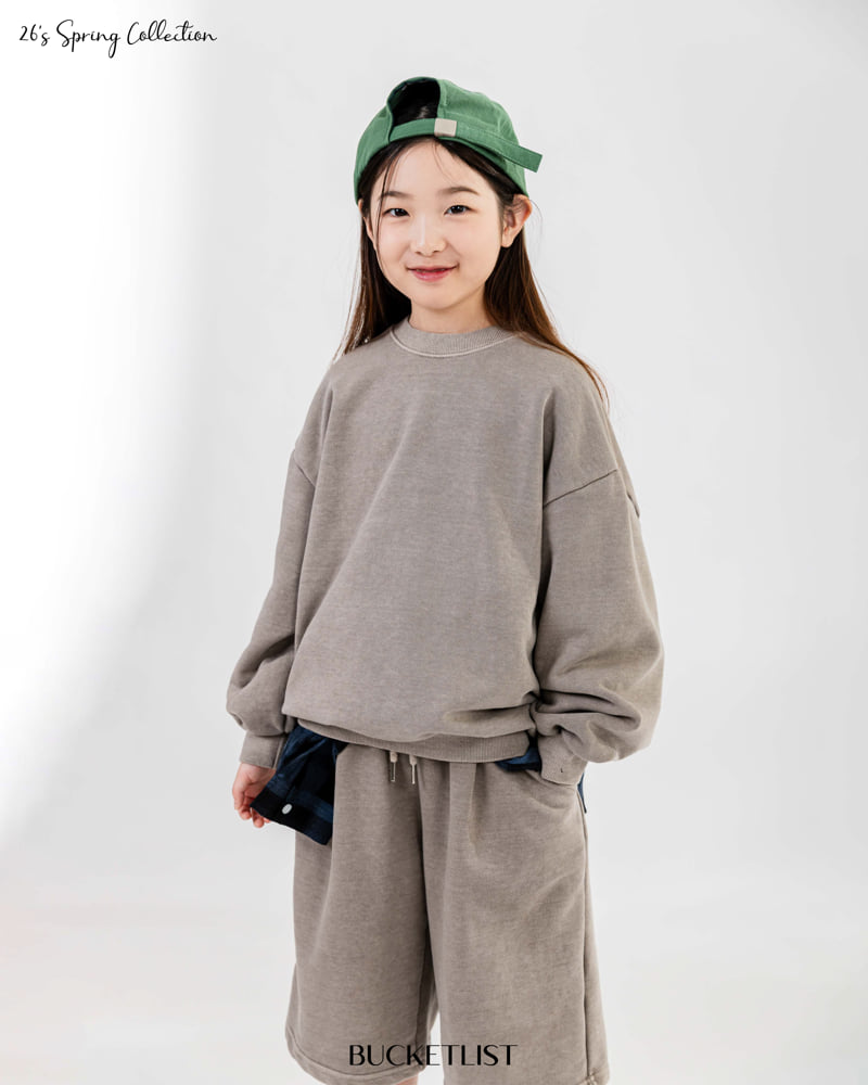 Bucket List - Korean Children Fashion - #fashionkids - Dyed Sweatshirt - 12