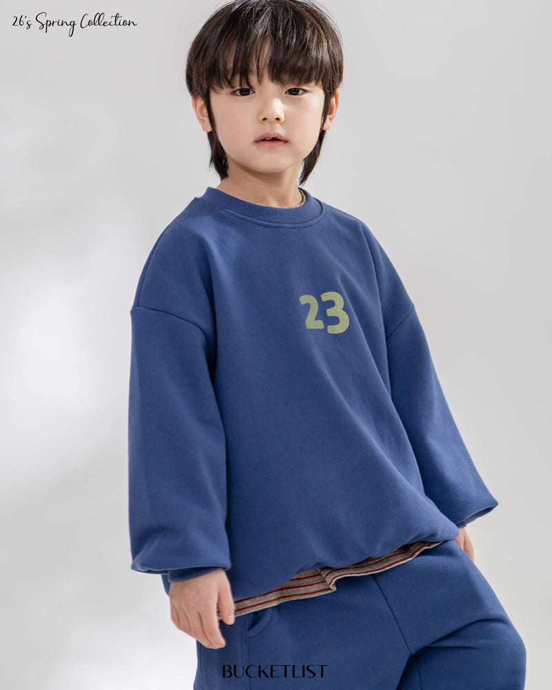 Bucket List - Korean Children Fashion - #fashionkids - Numbering Sweatshirt - 12
