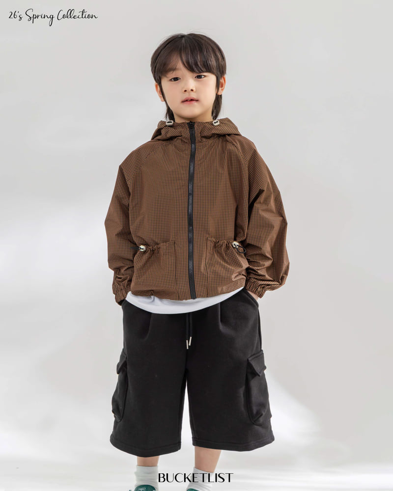 Bucket List - Korean Children Fashion - #fashionkids - Check Windbreaker - 8