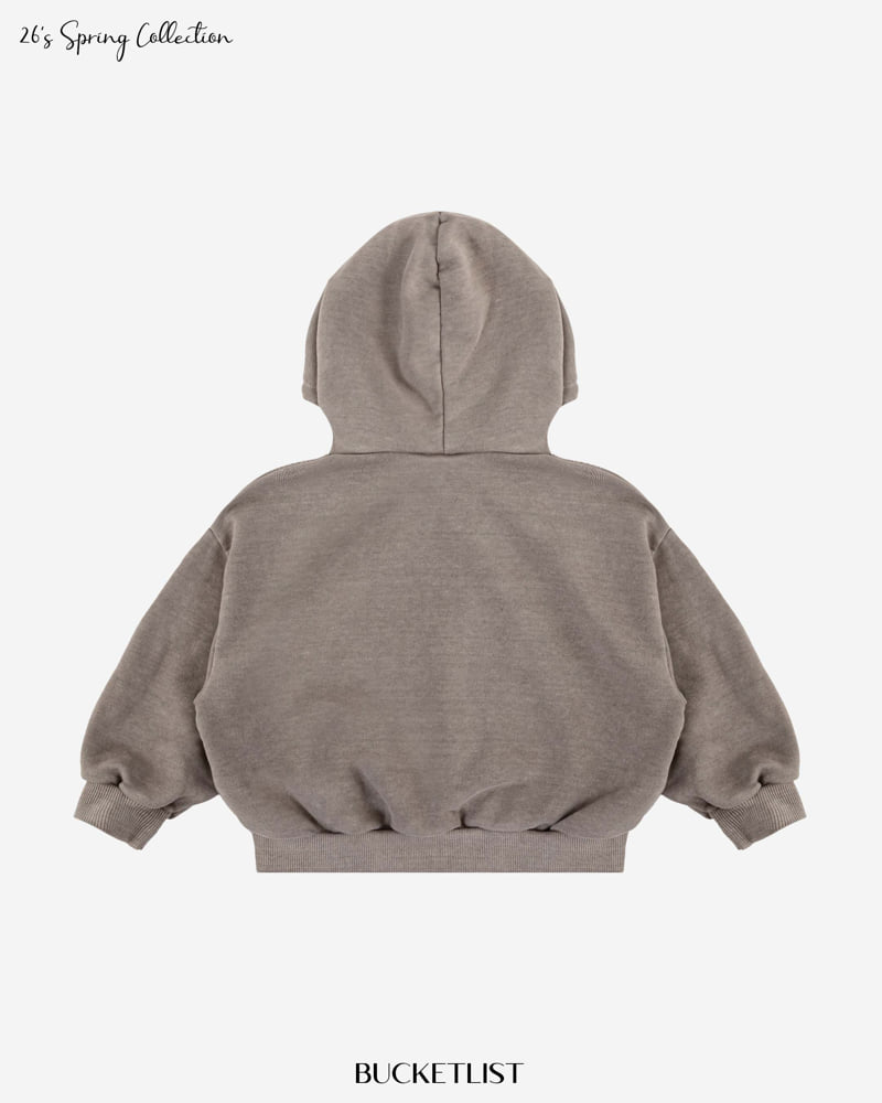 Bucket List - Korean Children Fashion - #fashionkids - Dyed Hoodie - 5