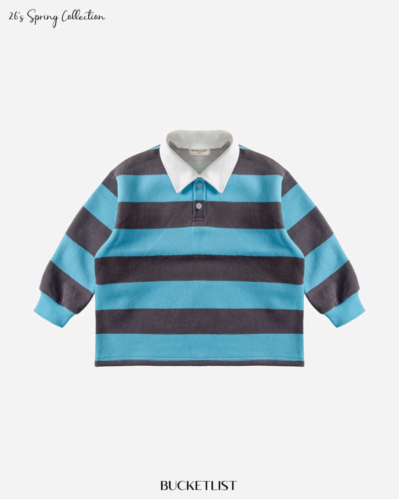 Bucket List - Korean Children Fashion - #fashionkids - Rugby Sweatshirt - 3