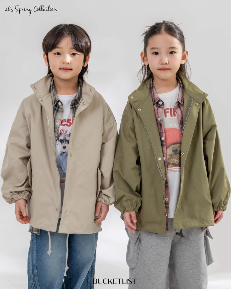 Bucket List - Korean Children Fashion - #kidsshorts - Classic Short Field Jacket - 6