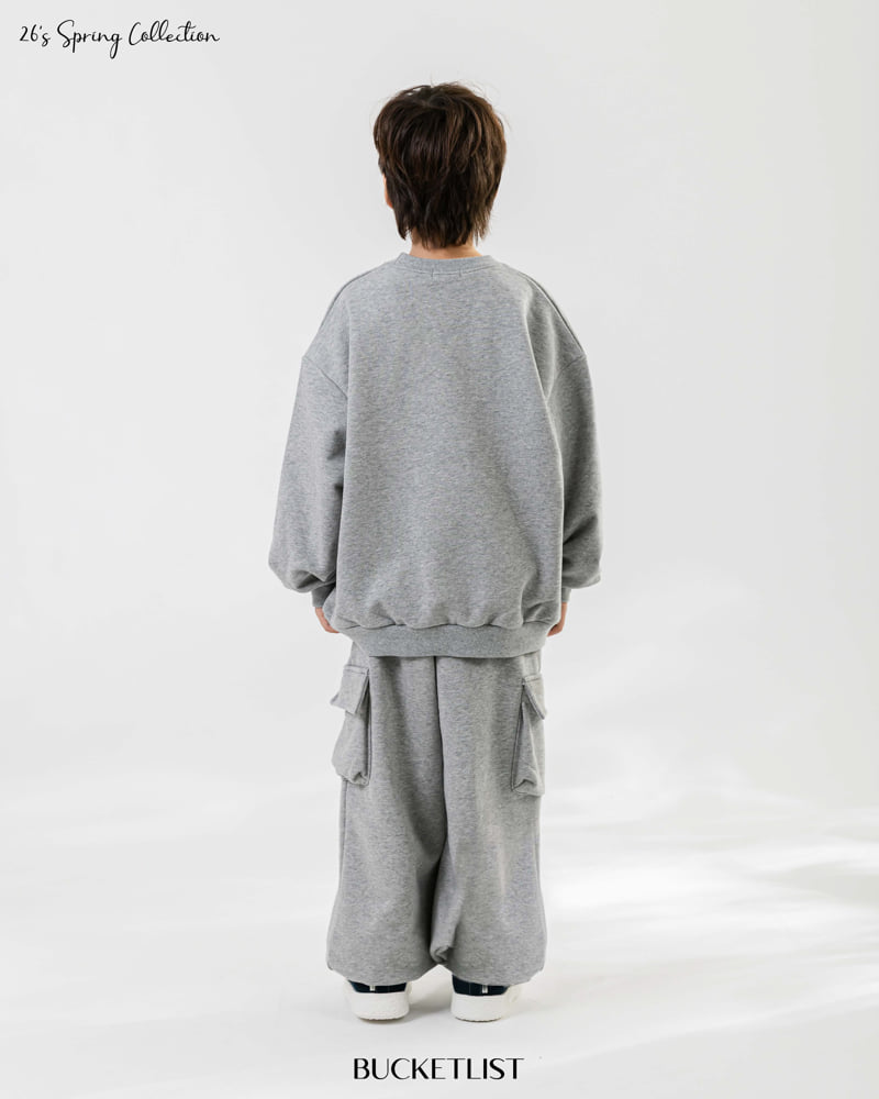 Bucket List - Korean Children Fashion - #kidsshorts - Embossed Cargo Jogger Pants - 7