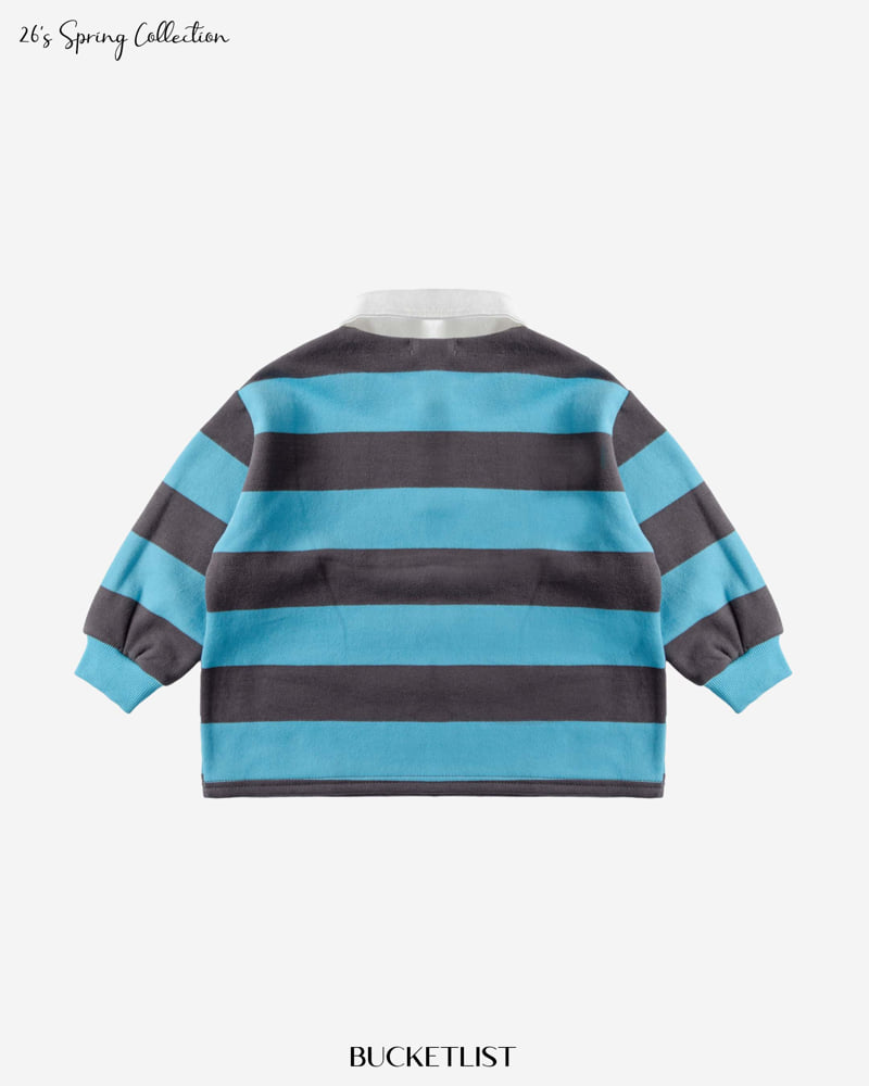 Bucket List - Korean Children Fashion - #fashionkids - Rugby Sweatshirt - 4