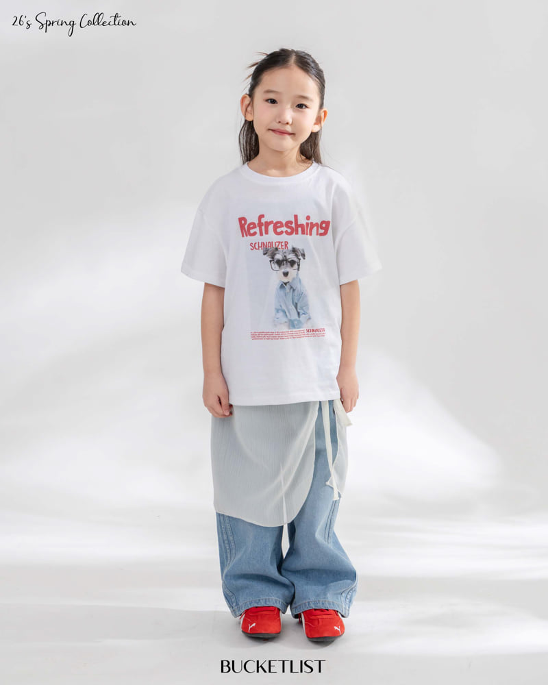 Bucket List - Korean Children Fashion - #kidsshorts - Sheer Wrap Skirt - 2