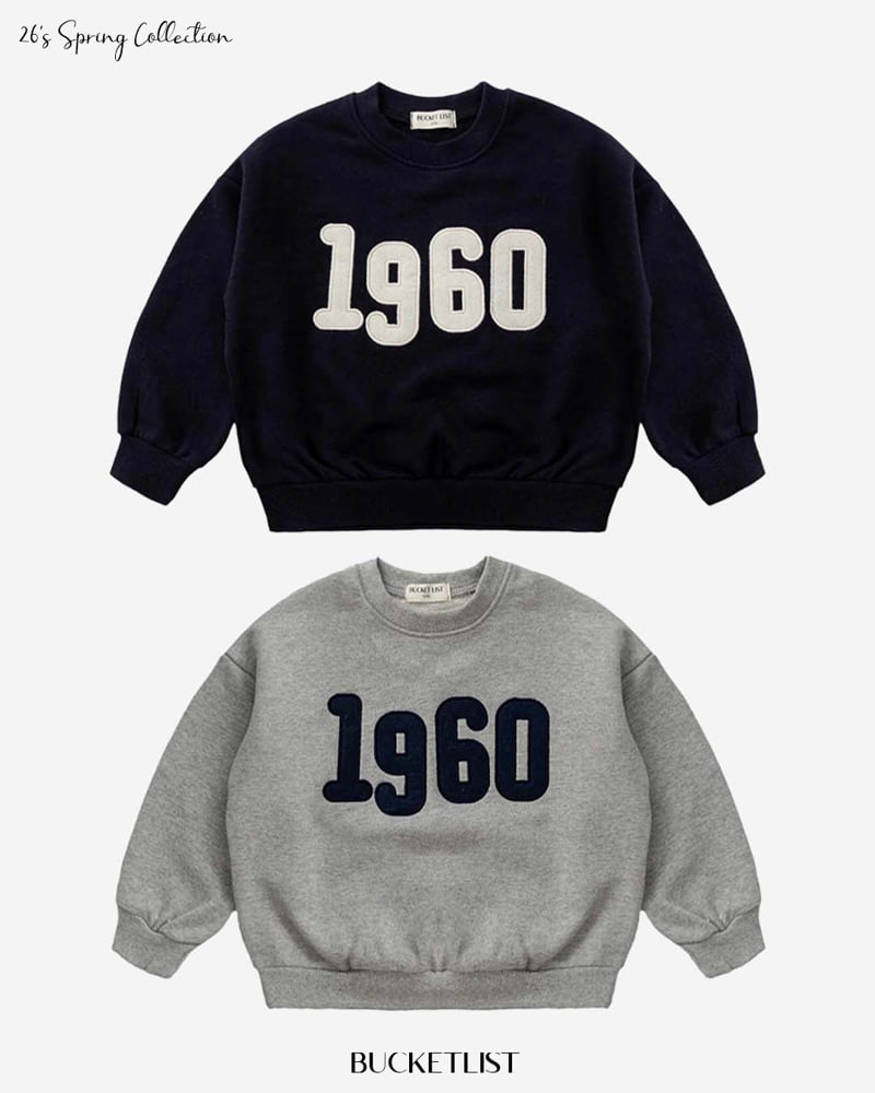 Bucket List - Korean Children Fashion - #kidsshorts - 1960 Sweatshirt