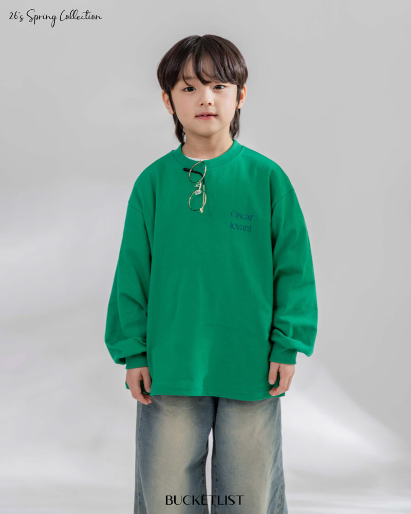 Bucket List - Korean Children Fashion - #kidsstore - Lettering Long Sleeve Tee - 11