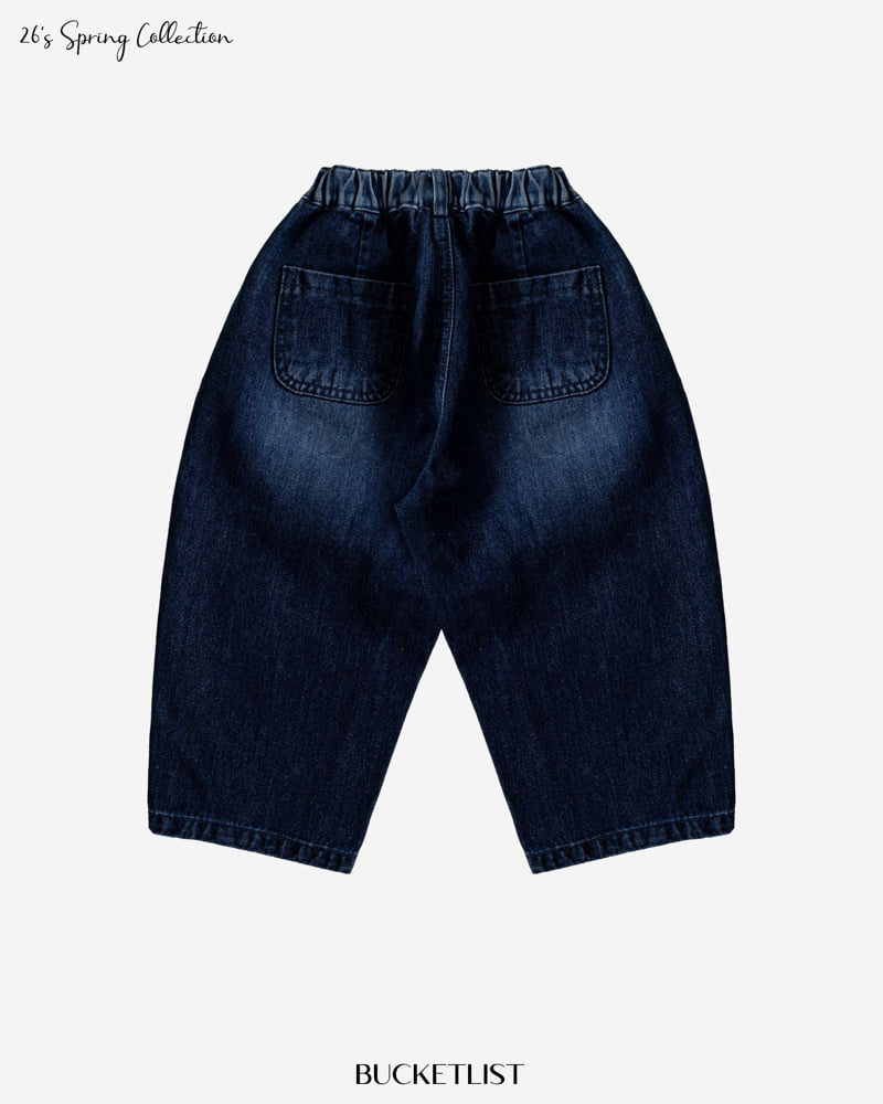 Bucket List - Korean Children Fashion - #kidsstore - Two-face Denim Pants - 3