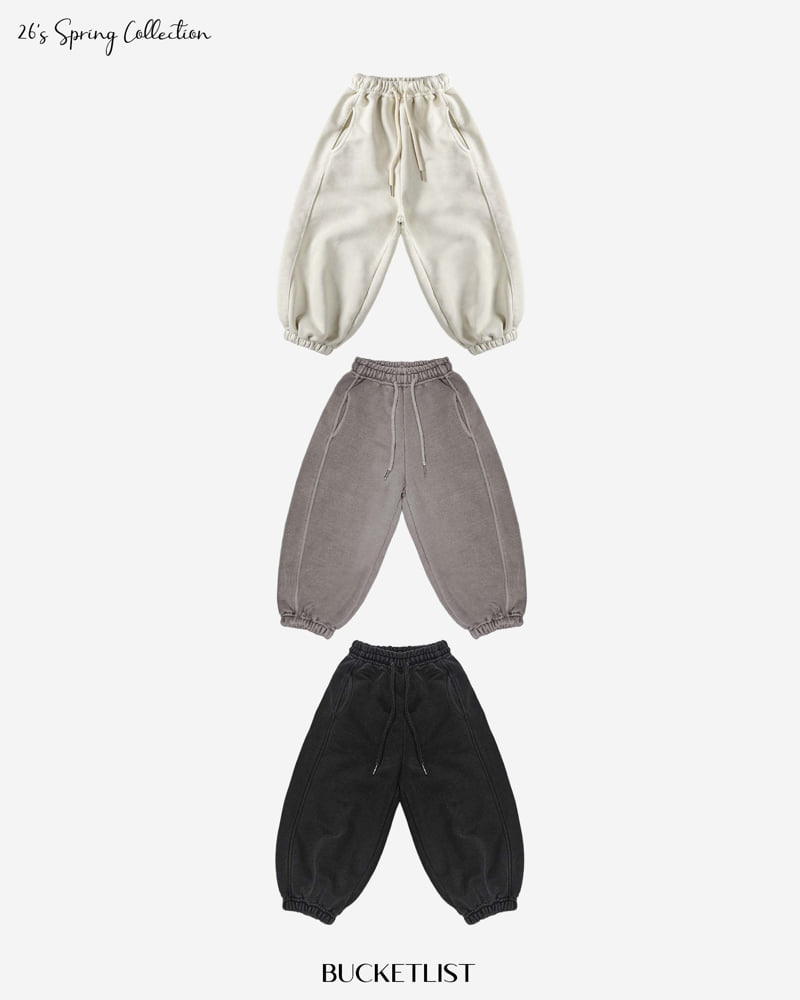 Bucket List - Korean Children Fashion - #kidsstore - Dyed Jogger Pants